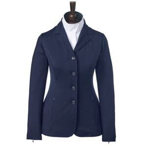 Grand Prix Ladies EQJ Equestrian Show Coat Navy 10R NWT